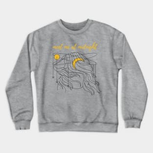 meet me at midnight - gold Crewneck Sweatshirt